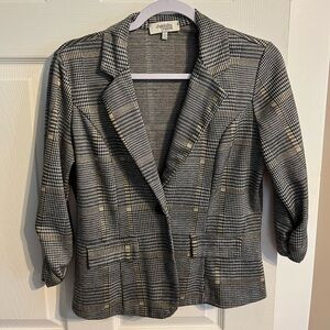 Large Women plaid Blazer